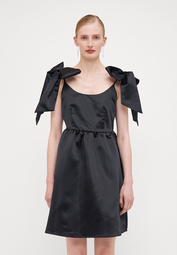 Vero Moda Tall VMRILEY SINGLET BOW SHORT DRESS - Cocktail dress / Party dress - black