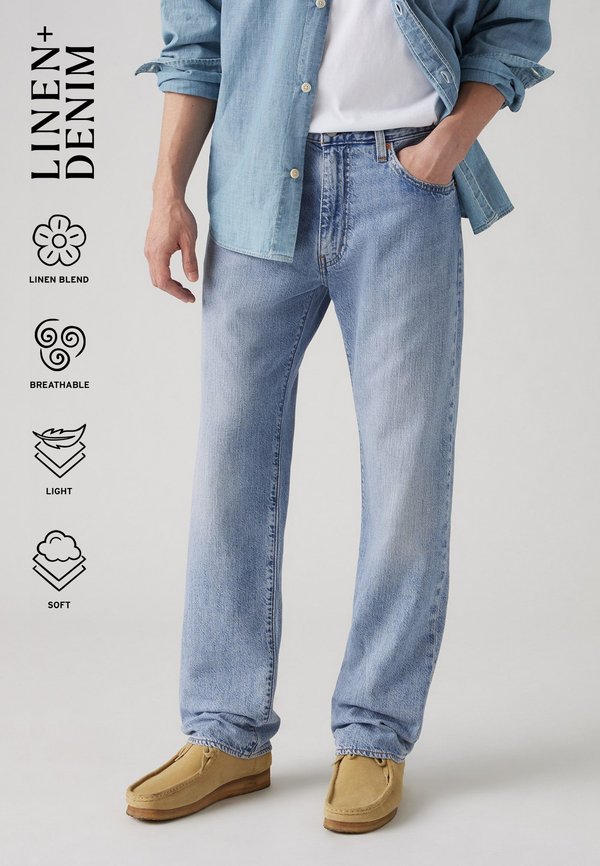 Levi's® 555® RELAXED STRAIGHT - Straight leg jeans - call me again ltwt linen+ denim
