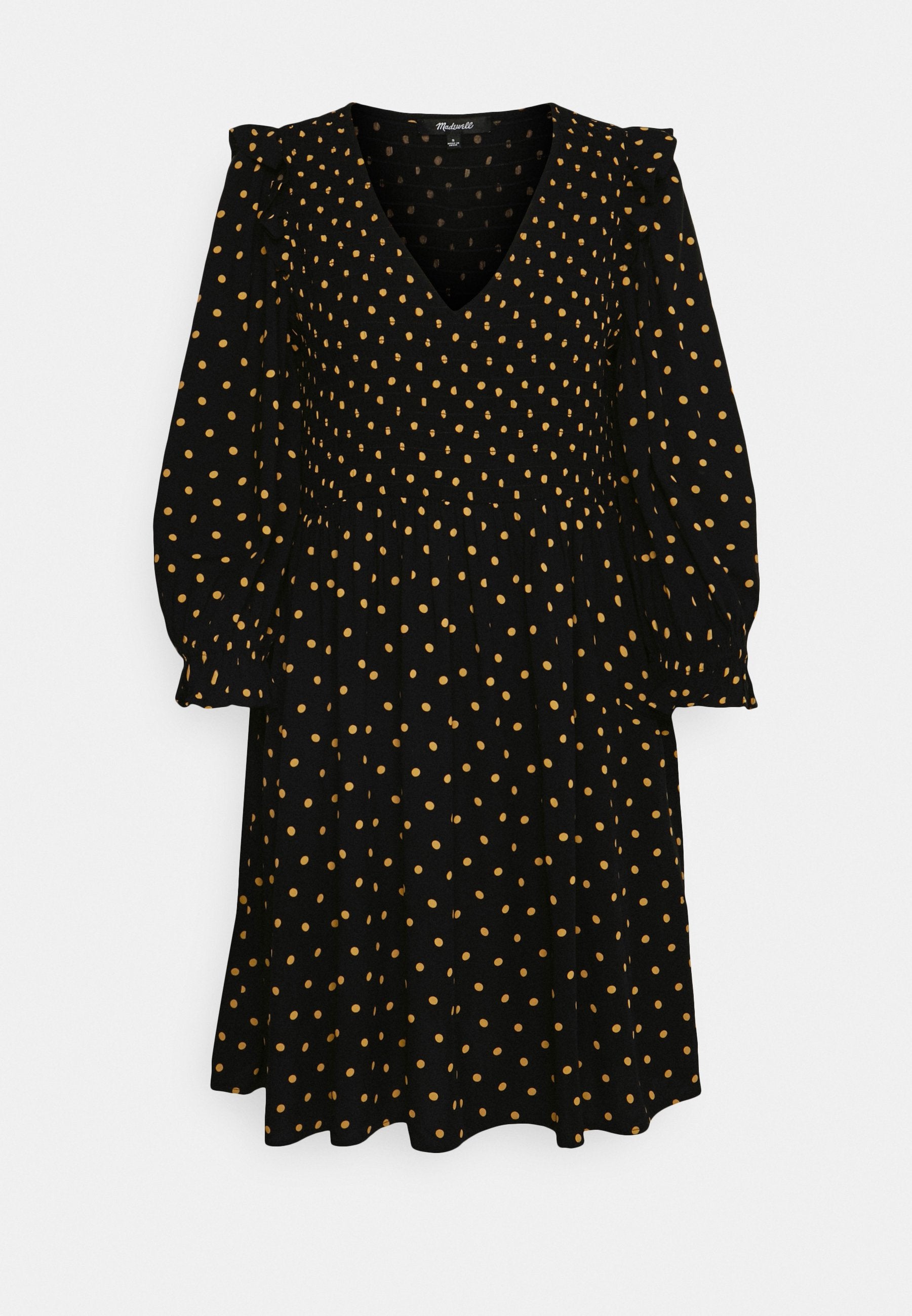 Madewell VNECK SMOCKED BODICE DRESS