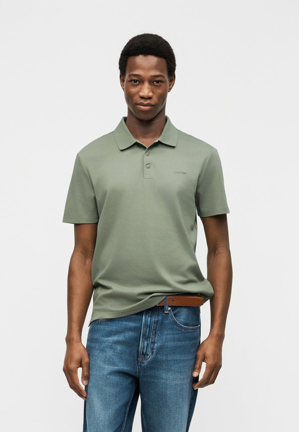 Calvin Klein TECH INTERLOCK COLLECTION - Polo shirt - shadow