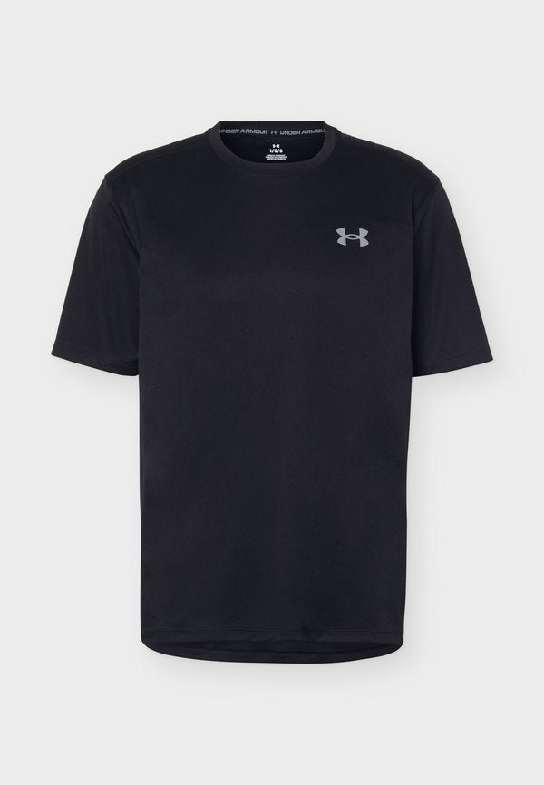 Under Armour TECH UTILITY - Sports T-shirt - black/steel