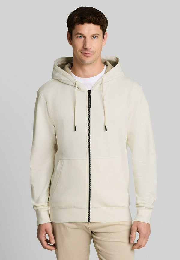 TOM TAILOR TOM TAILOR JACKE KAPUZENSWEATJACKE - Zip-up sweatshirt - cloud off white