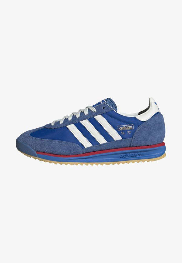 adidas Originals SL 72 RS - Trainers - blue   core white   better scarlet