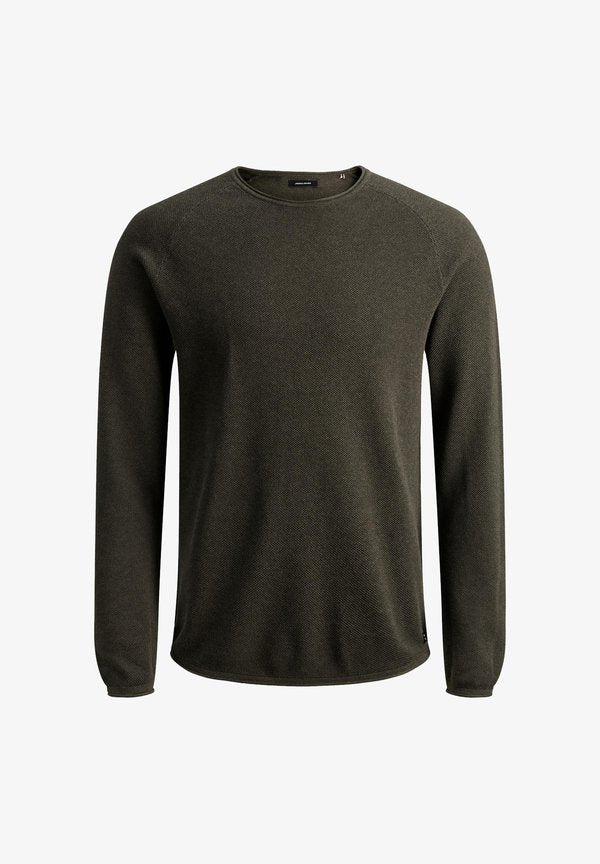 Jack & Jones LANGARM EHILL - Jumper - olive