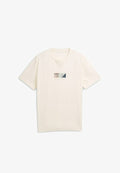 TOM TAILOR Print T-shirt - gardenia white