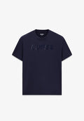 Guess LOGO-T-SHIRT - Print T-shirt - dunkelblau