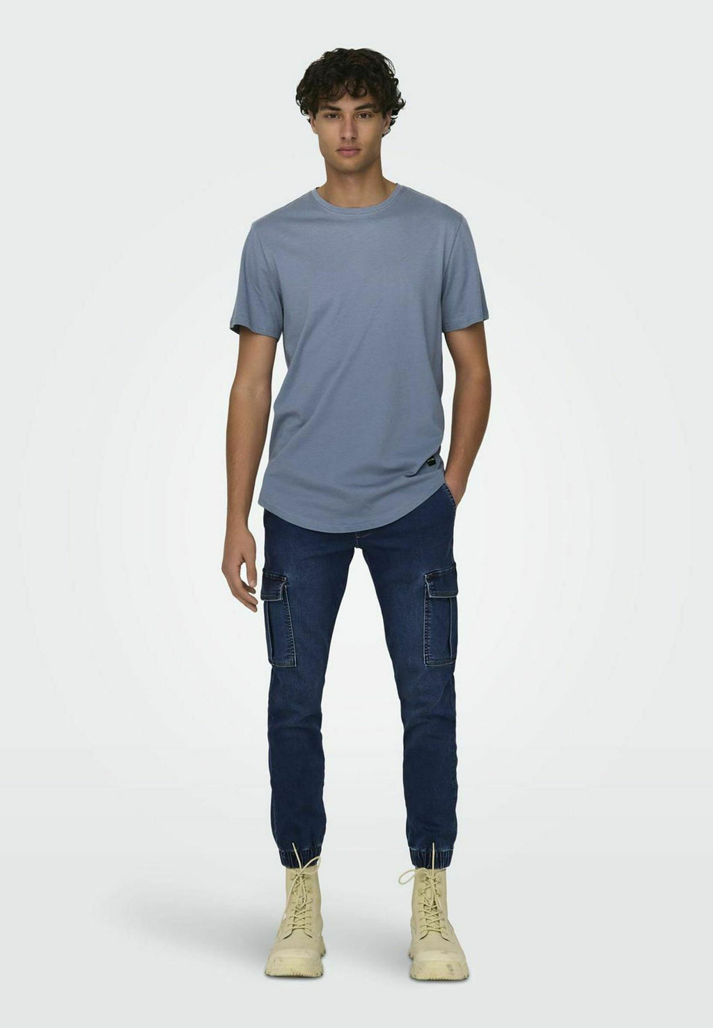 Slim fit ONSWEFT Mid rise Media 2