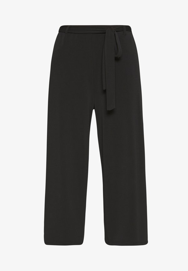 Vero Moda VMMILLA LOOSE CULOTTE PANT - Trousers - black