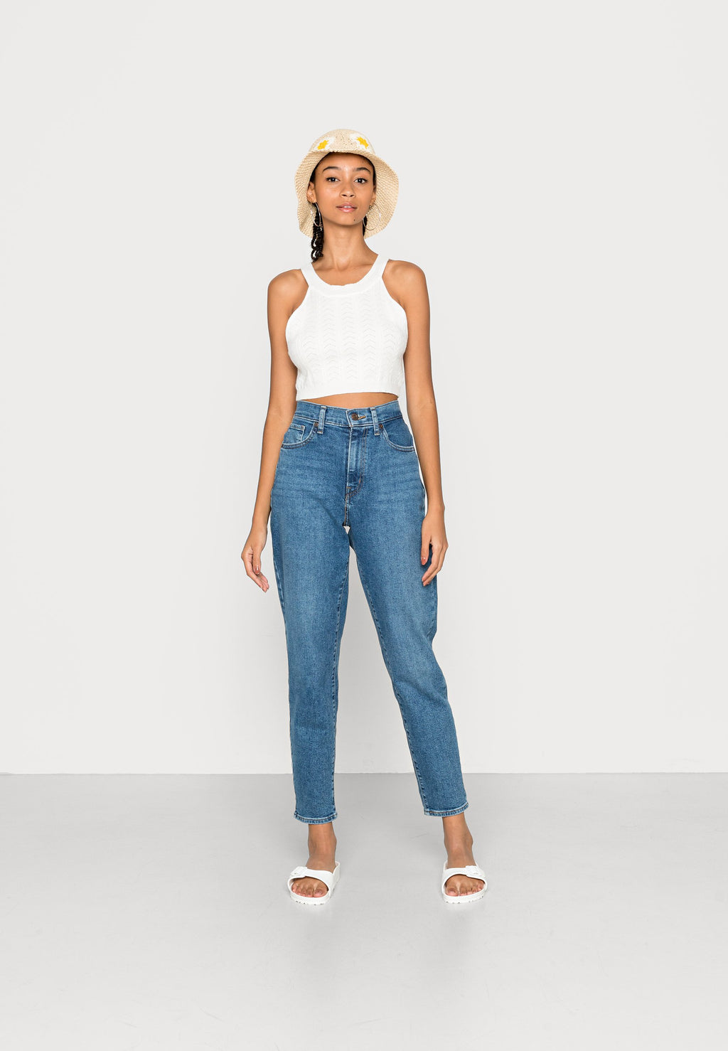 Missguided POINTELLE RACER CROP TOP