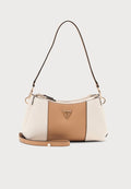 Guess NOELLE - Handbag - off white/beige