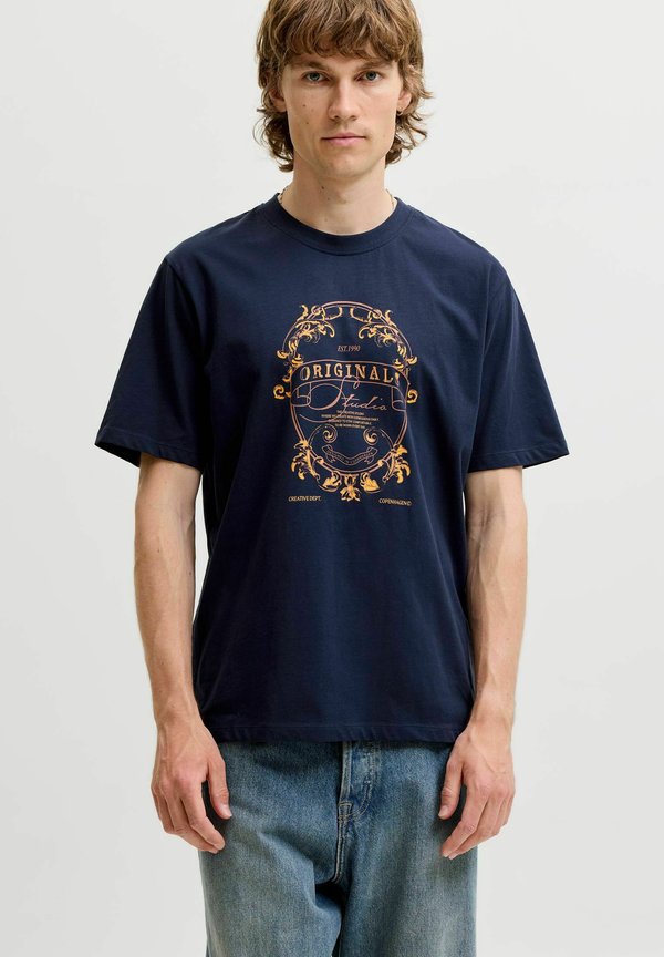Jack & Jones T-SHIRT T-SHIRT - Print T-shirt - navy blazer