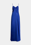 Lauren Ralph Lauren TWIST-FRONT CHARMEUSE SLEEVELESS GOWN