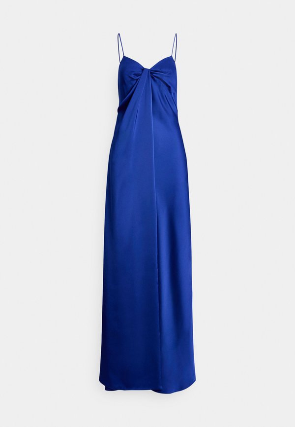 Lauren Ralph Lauren TWIST-FRONT CHARMEUSE SLEEVELESS GOWN