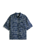 CURVE RELAXED FIT PURE LINEN SHIRT Media 1