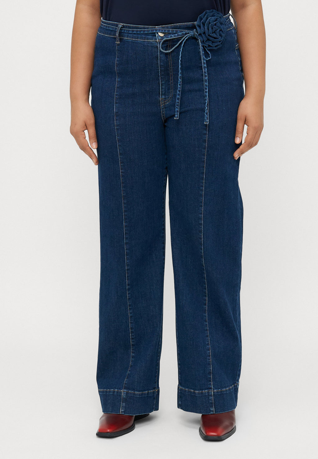 Wide-fit CARMADISON High waist Wide Leg Fit Media 3