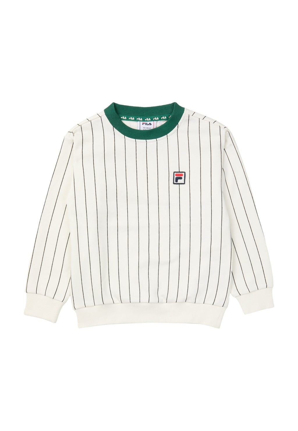 APPAREL LUBACO REGULAR PINSTRIPED CREWNECK Media 1