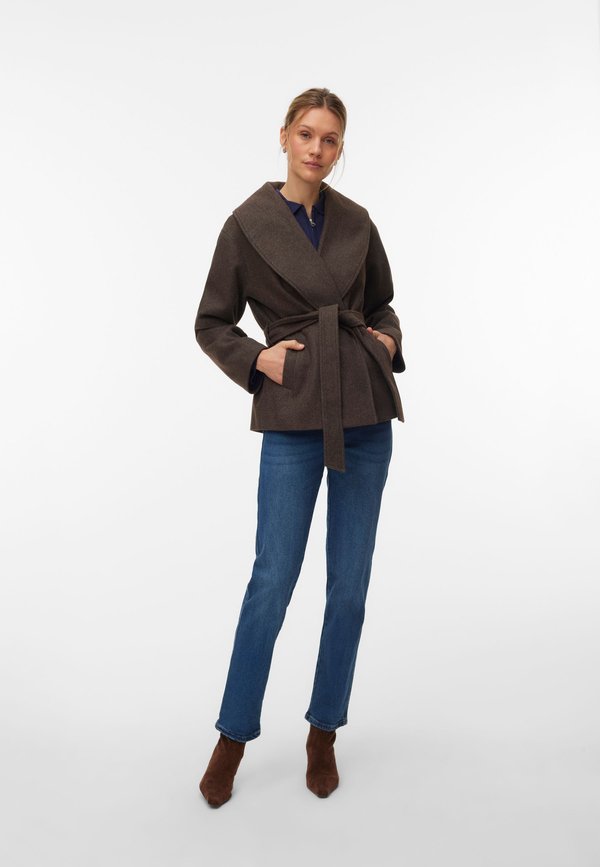 Vero Moda VMANNE - Summer jacket - chocolate brown