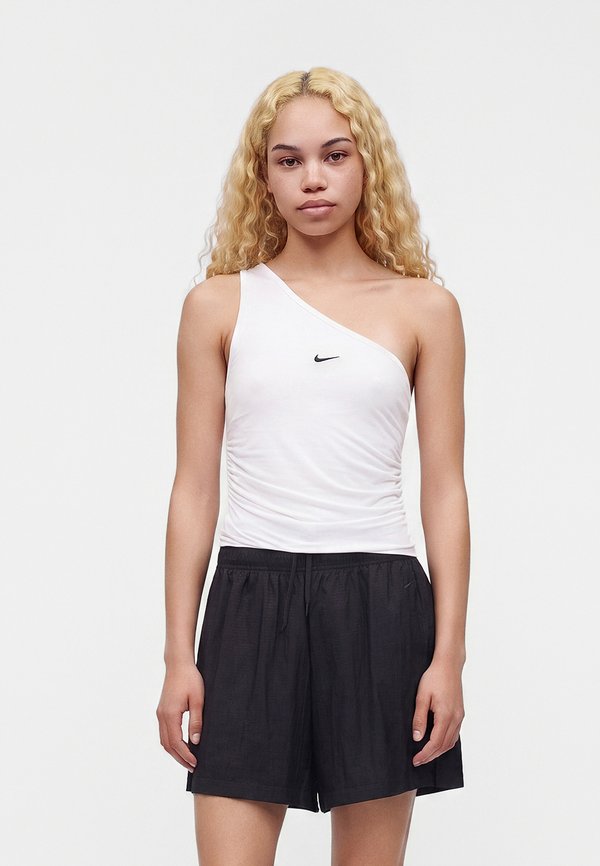 Nike Sportswear ONE SHOULDER  - Top - white/black