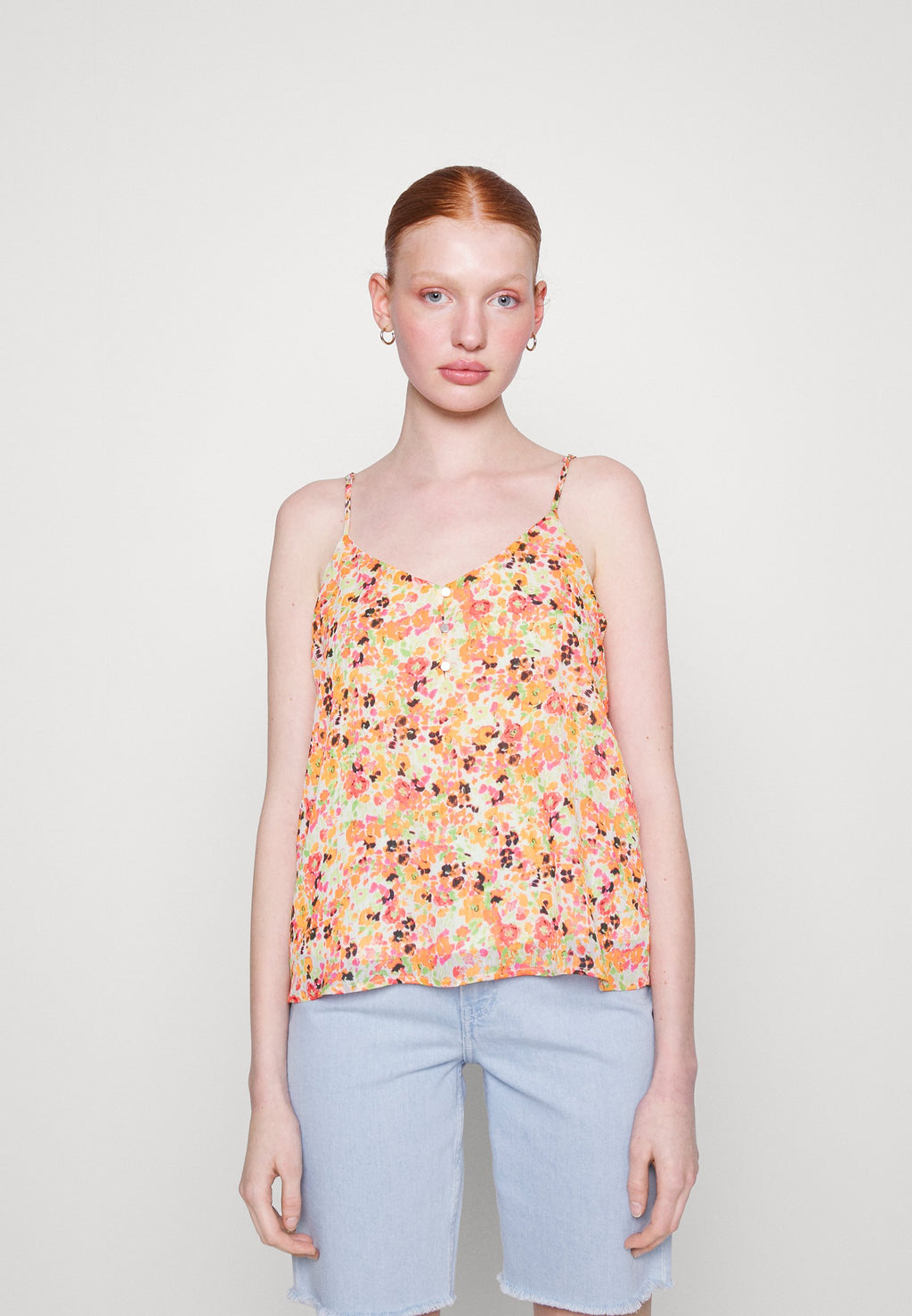ONLY ONLLUCIE BUTTON SINGLET