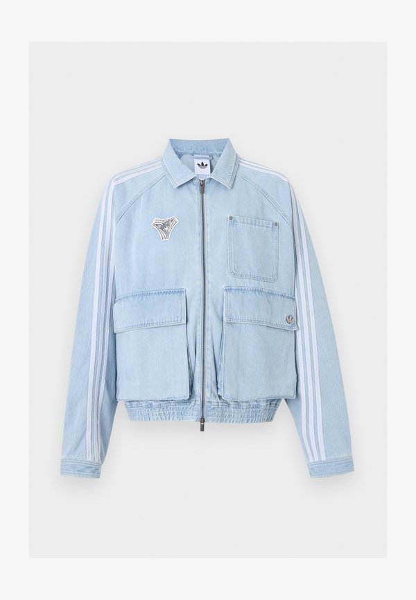 adidas Originals Denim jacket - light blue