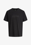 Jack & Jones CATSKILLS MINIMAL TEE CREW NECK - Basic T-shirt - black