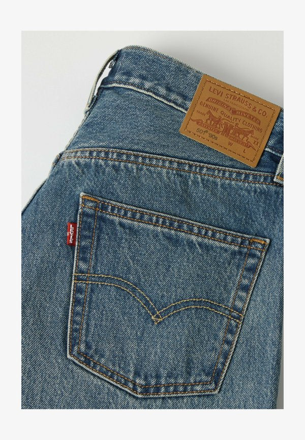 Levi's® 501® '90S - Straight leg jeans - rinsed blacktop - med indigo - worn in