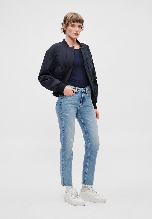 Marc O'Polo CROPPED LENGTH HIGH WAIST CUT HEM