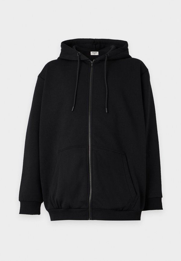 Jack & Jones JJEBRADLEY ZIP HOOD - Zip-up sweatshirt - black
