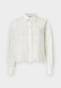 ONLY ONLVALAIS - Button-down blouse - cloud dancer