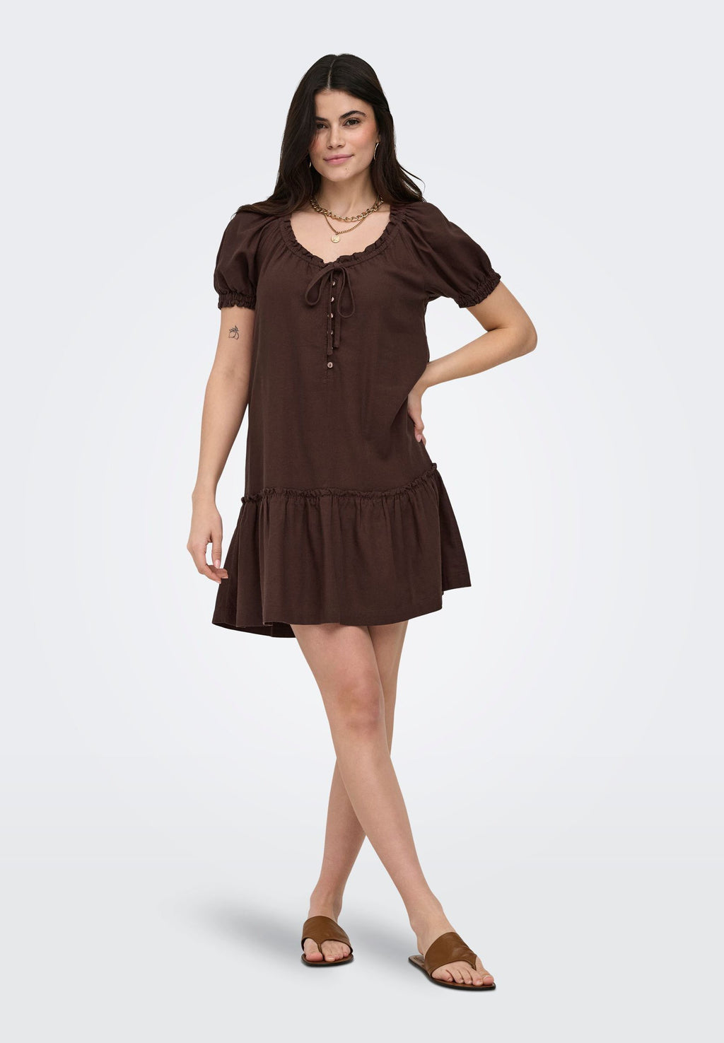 ONLY ONLGOA Linen Short