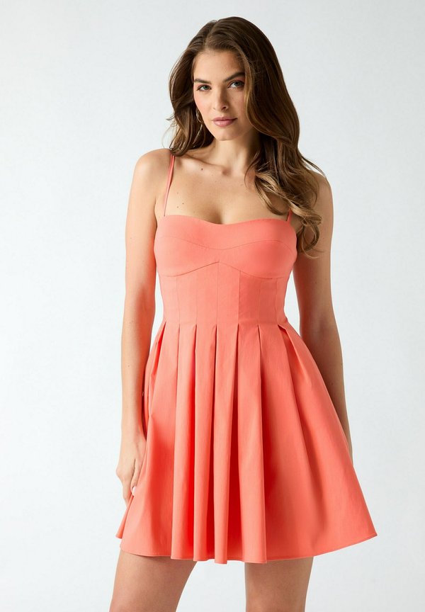 Guess SL BRIA MINI DRESS - Day dress - a o sun coral