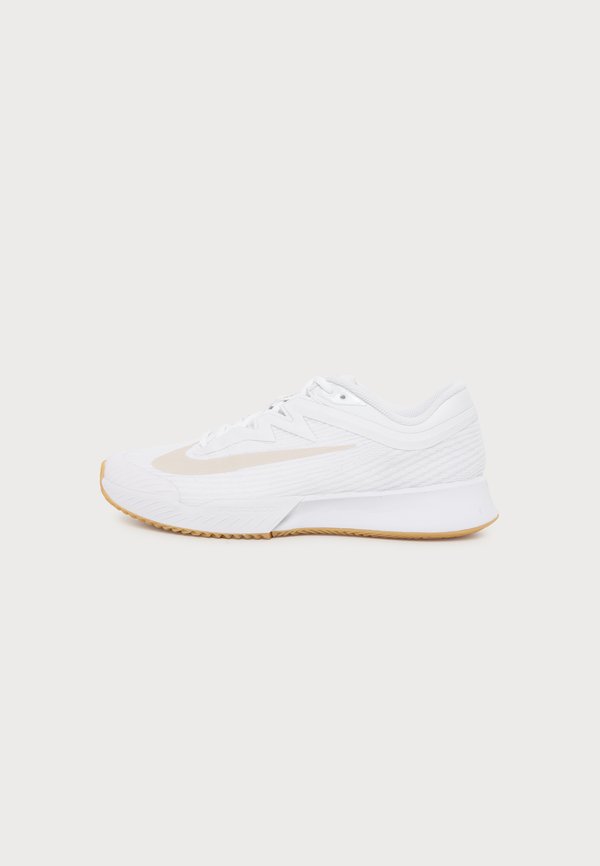 Nike Performance VAPOR PRO CLAY - Clay court tennis shoes - white/light orewood brown/summit white/linen