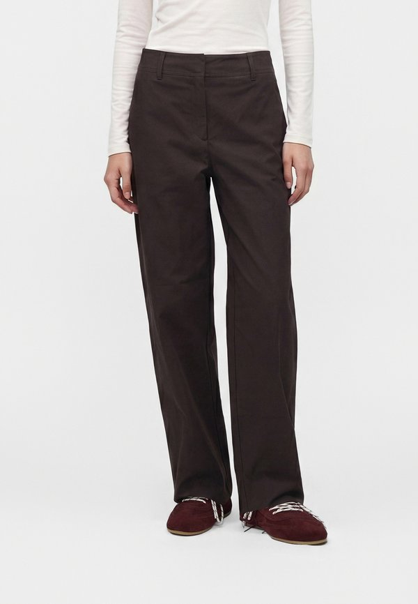 Vero Moda VMSOFIA BARREL PANT - Trousers - chocolate torte