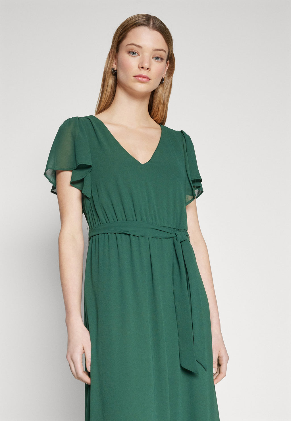 VILA VIMICADA V NECK MAXI DRESS