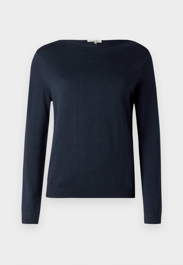 TOM TAILOR BASIC BOAT NECK - Jumper - sky captain blue