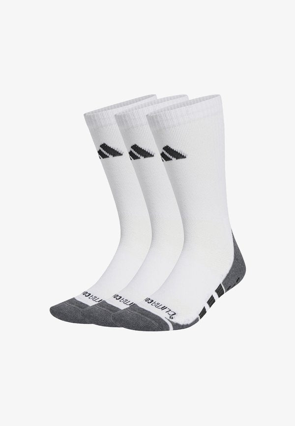 adidas Performance 3 PACK PRF GRP CC CRW - Socks - white/dark grey heather/black