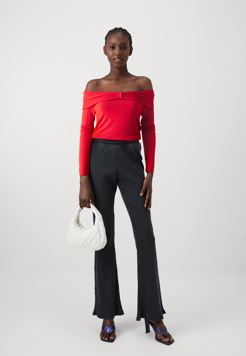 ONLY ONLFAYOLA OFF SHOULDER BOW
