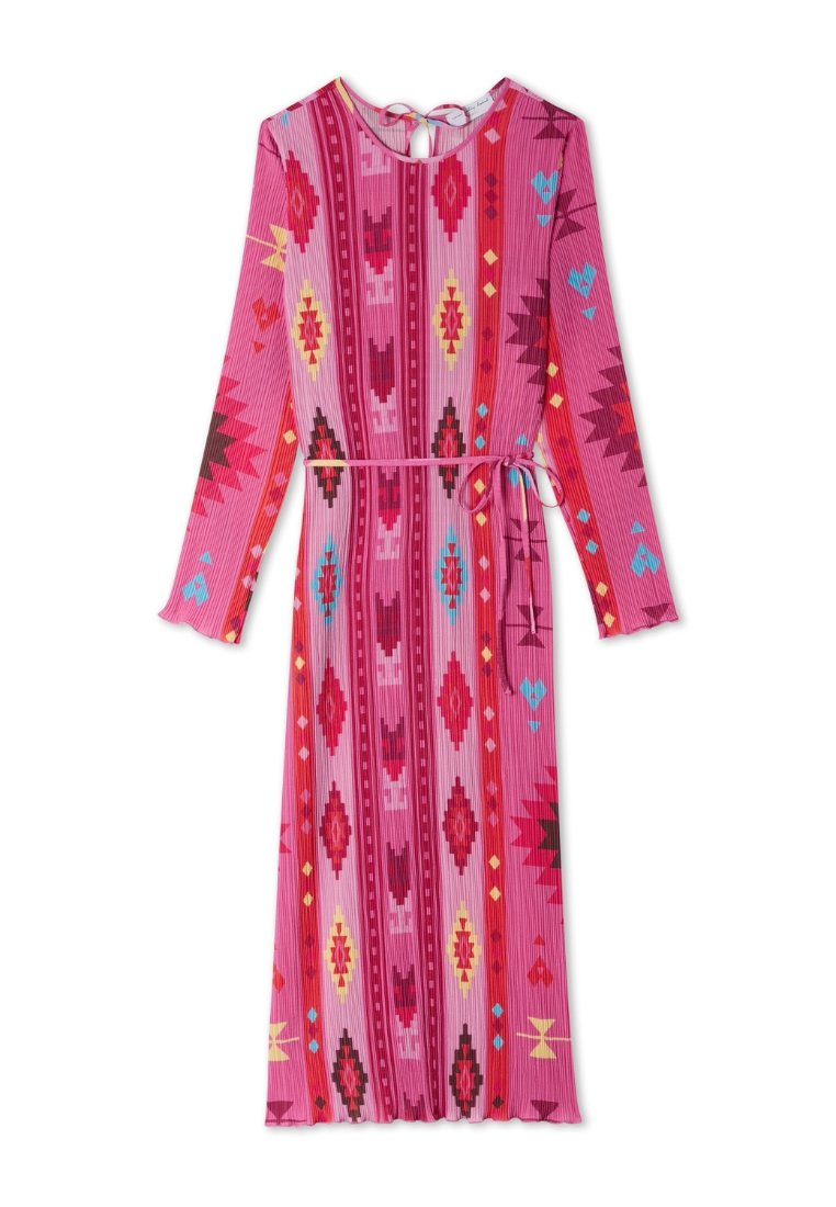 Never Fully Dressed PINK BRIDGET PLISSE DRESS