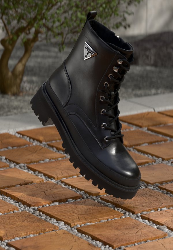 Guess BADA - Platform ankle boots - black