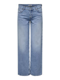 Wide-fit ONLBRENDA Low waist Straight Fit Media 1