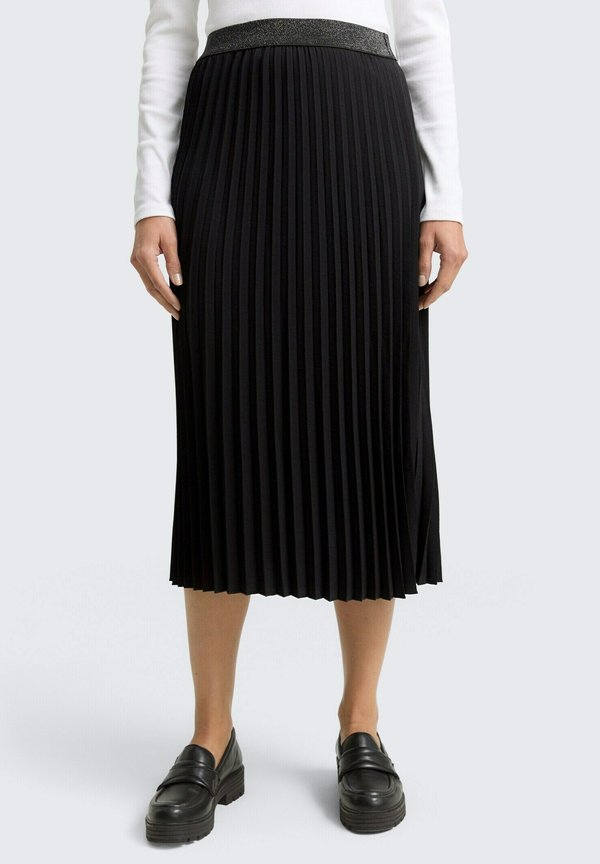 TOM TAILOR A-line skirt - deep black