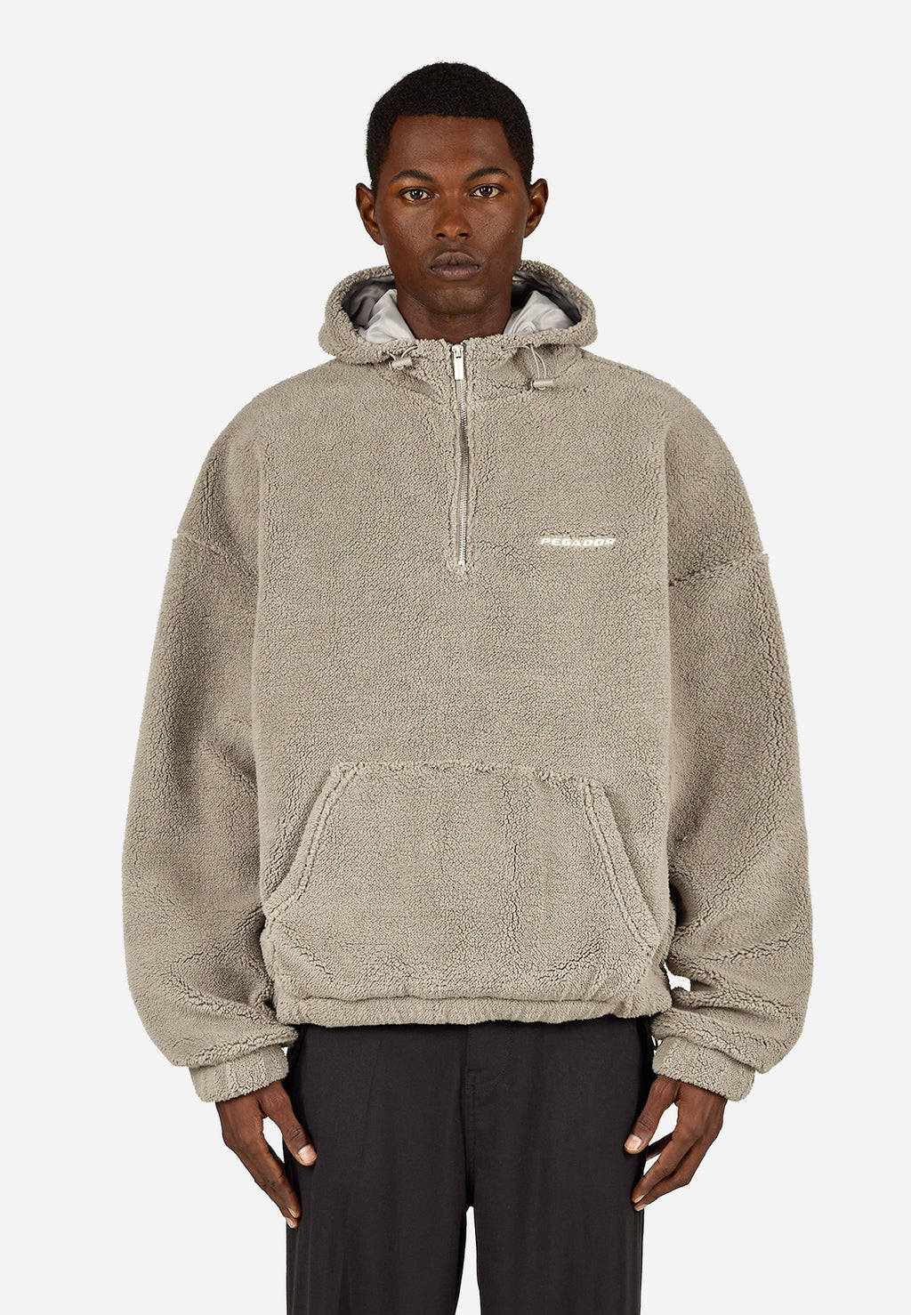 Pegador OLTEN HALF ZIP HOODIE