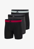adidas Sportswear BOXER BRIEF 3 PACK - Boxer briefs - schwarz grau