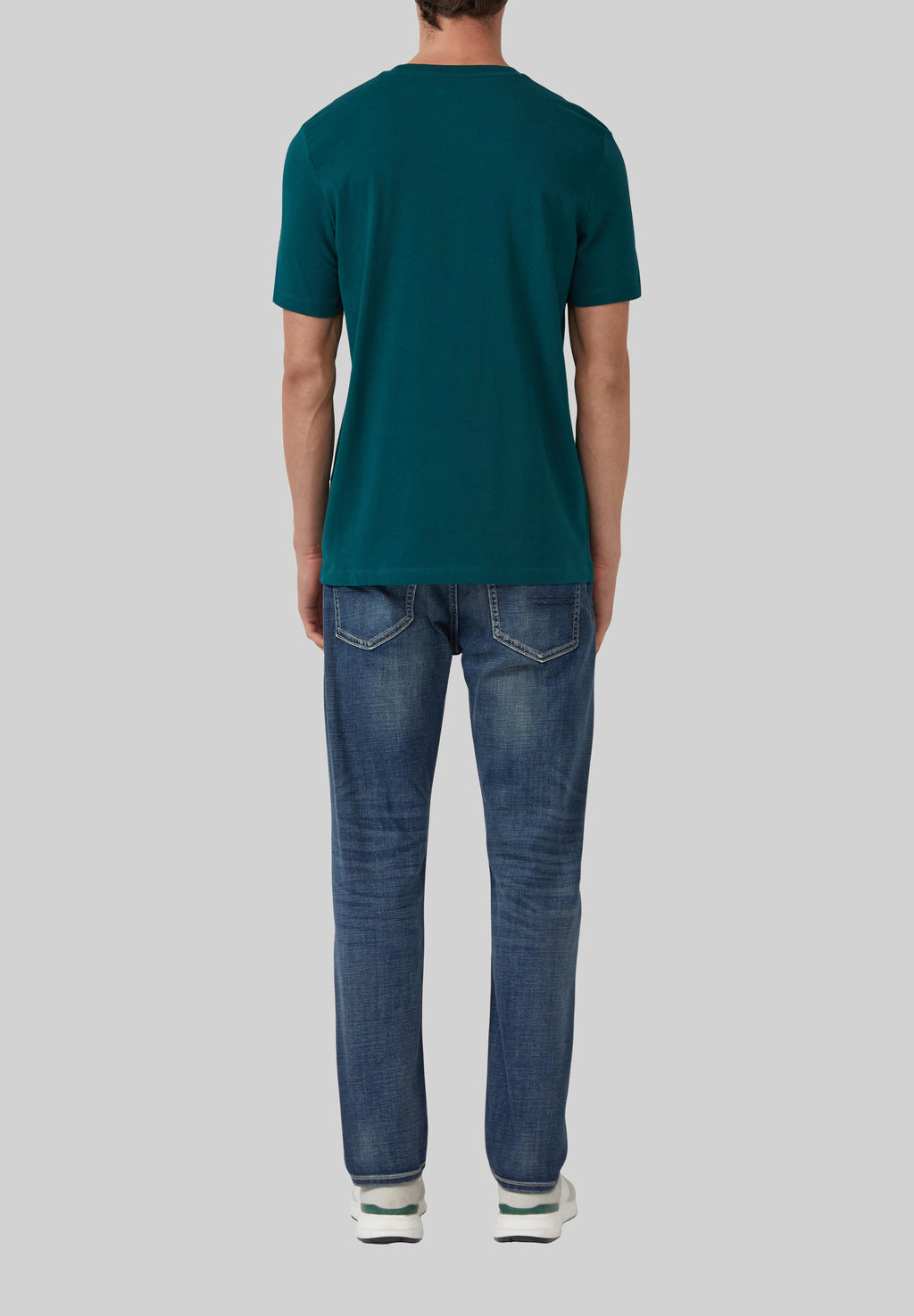 s.Oliver HEAVY MIT CREW NECK UND LOGO-PRINT