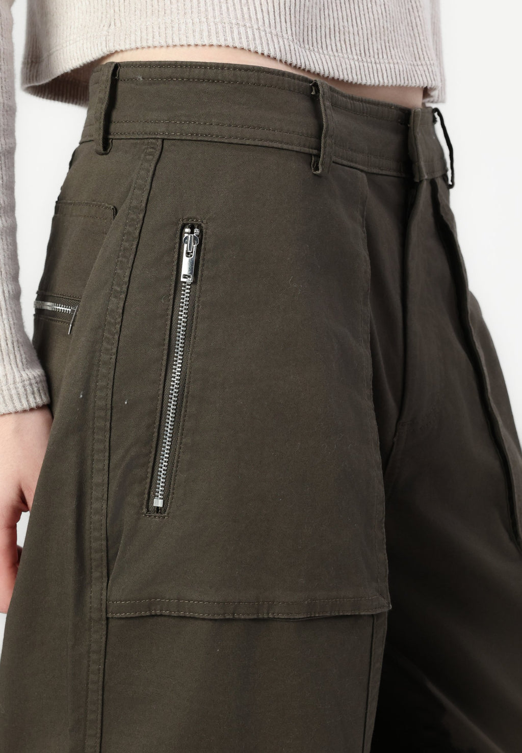 Abercrombie & Fitch ZIPPER UTILITY PANT
