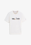 Tommy Hilfiger SUMMER CHEST GRAPHIC - Print T-shirt - ivory petal