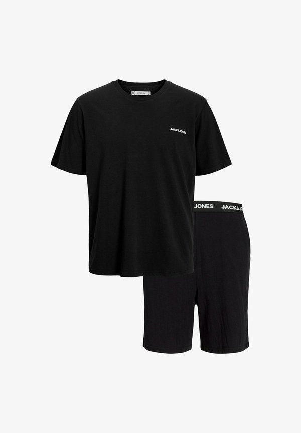Jack & Jones Loungewear set 2-pack Plain Loungewear set - Pyjama set - schwarz