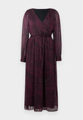Vero Moda VMGEBRA GEDNA DRESS - Day dress - winetasting