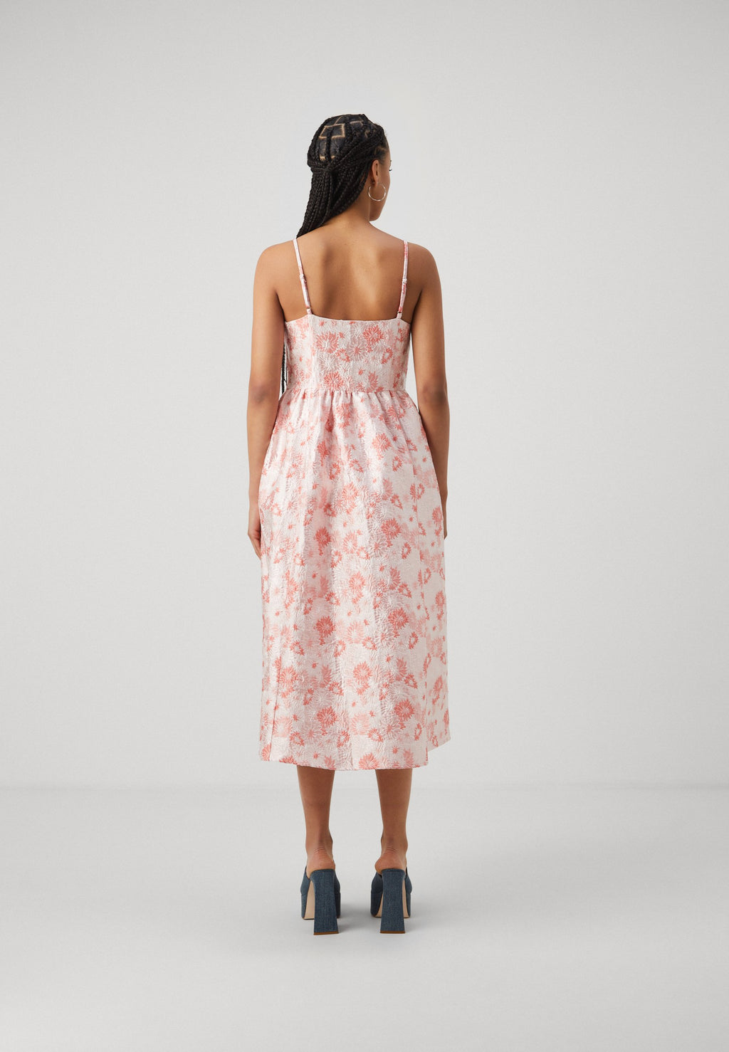 Selected Midi Floral jacquard