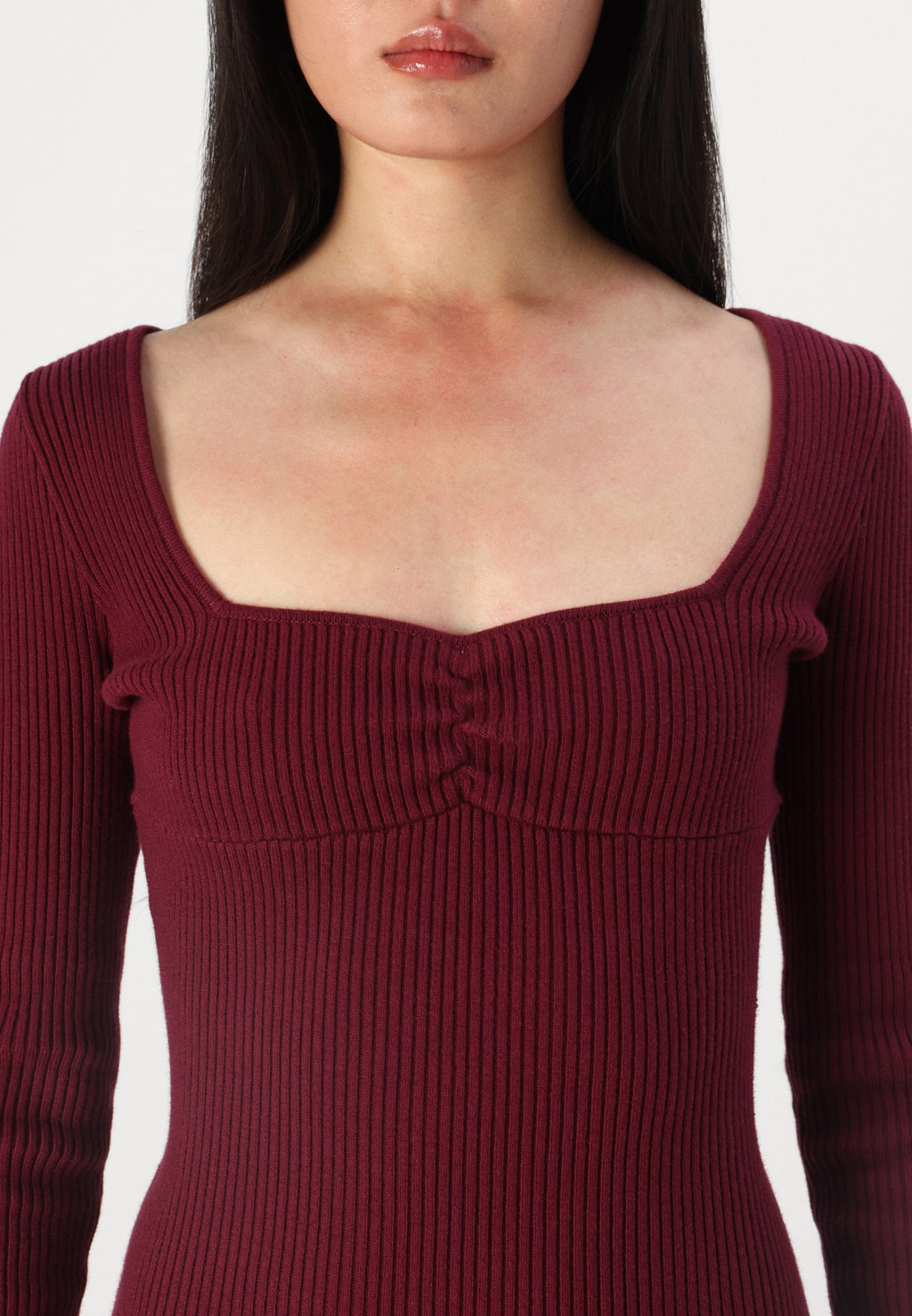 Hollister Co. EMEA PINCH BUST TIE BACK SWEATER DRESS